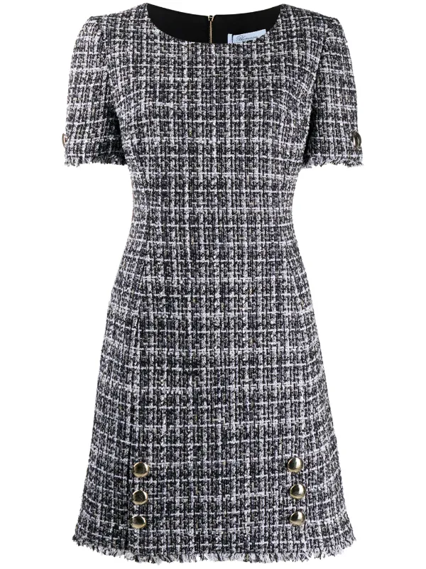 tweed shift dress