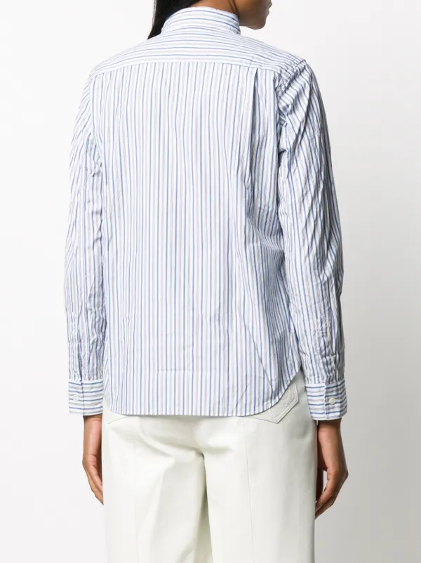 Comme Des Garçons Play ハートパッチ ストライプ シャツ 通販 - FARFETCH