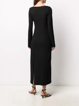 high slit maxi dress展示图