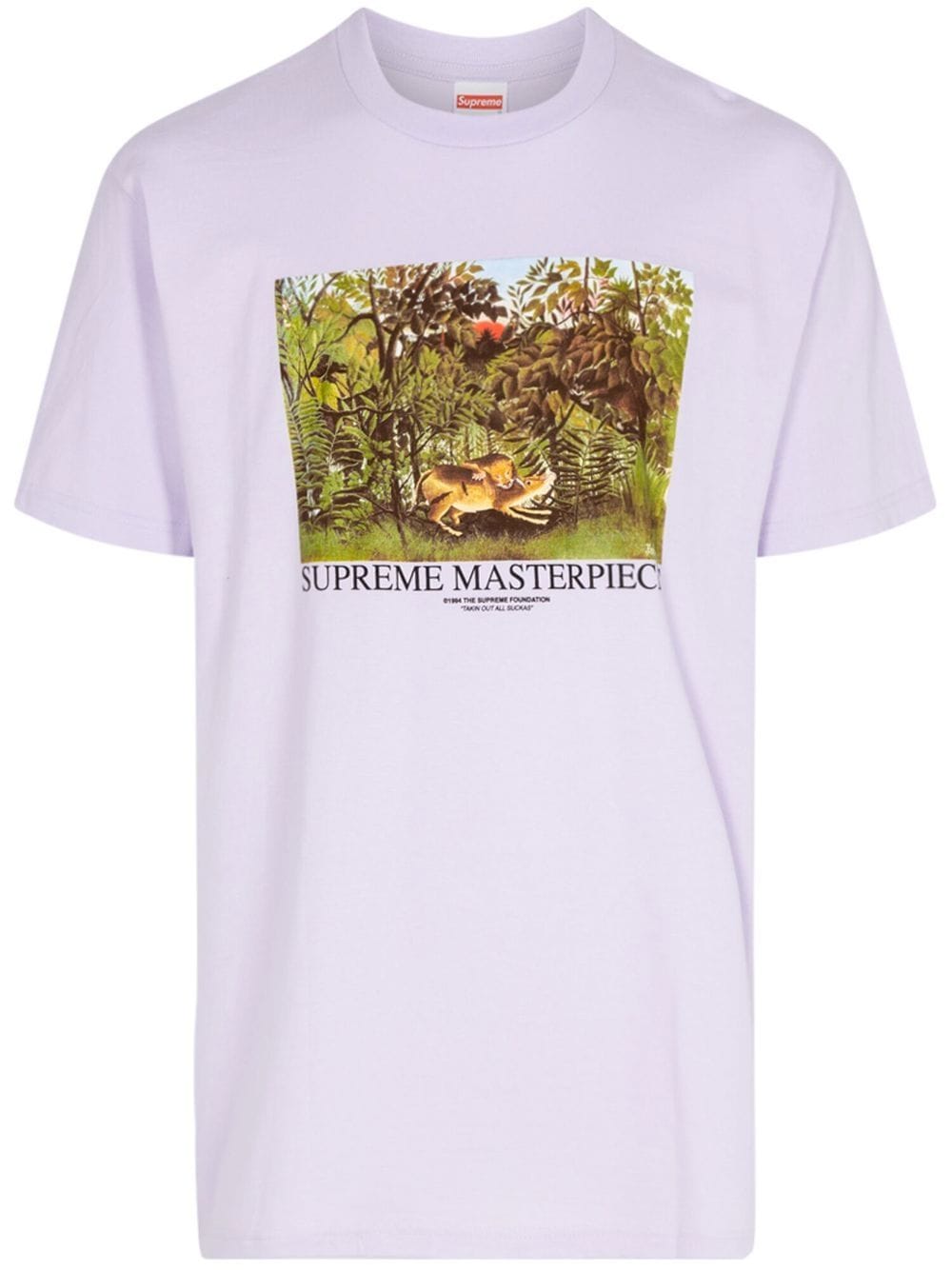 Supreme Masterpieces T-shirt In Purple