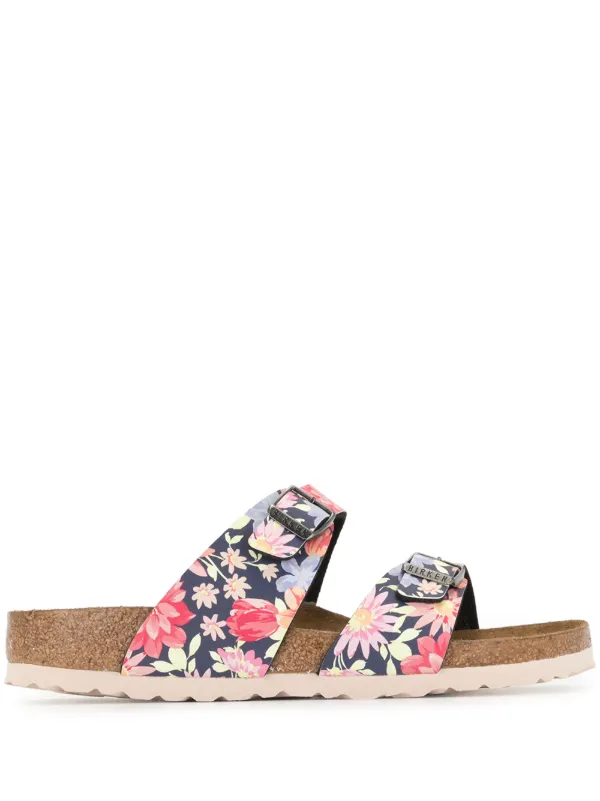 floral birkenstock women's sandals