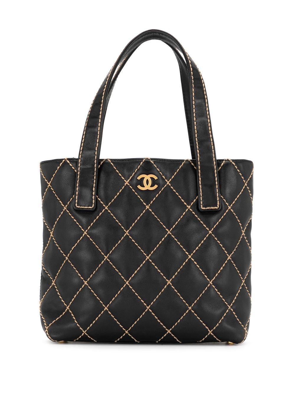 фото Chanel pre-owned сумка-тоут wild stitch 2000-х годов