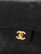 Chanel Pre-Owned شنطة كتف بقلاب مزدوج من الثمانينيات والتسعينيات