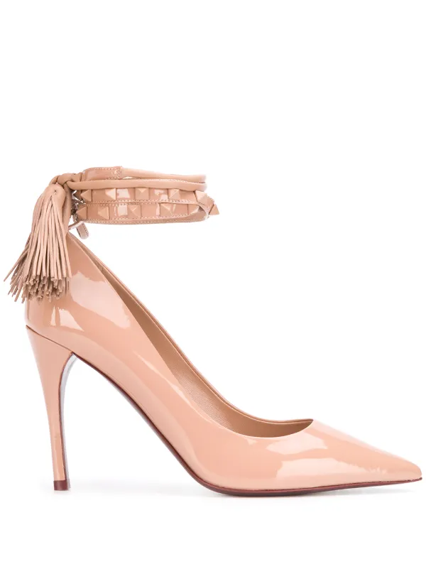 valentino pink rockstud pumps