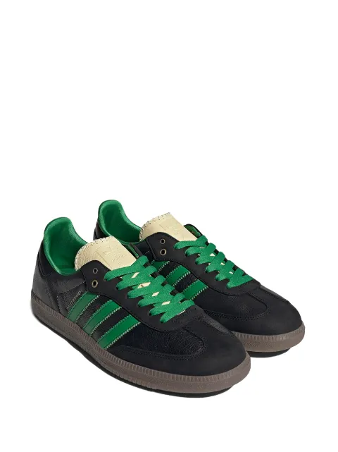wales bonner x samba black green