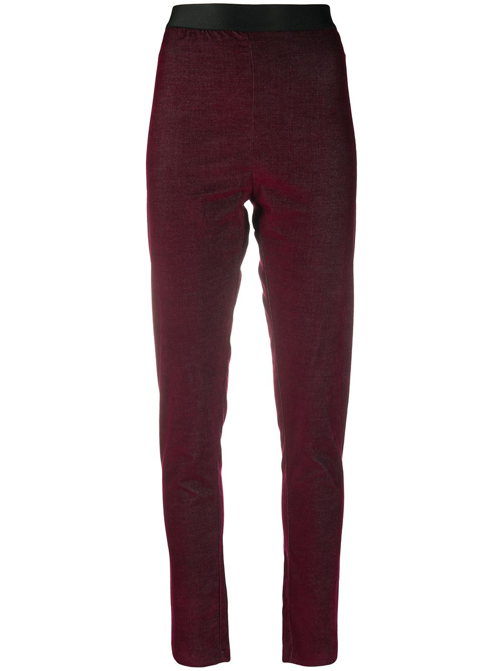 Shop Ann Demeulemeester Skinny Fit Trousers In Red