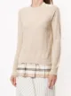 Louis Vuitton pre-owned pleated hem knitted jumper