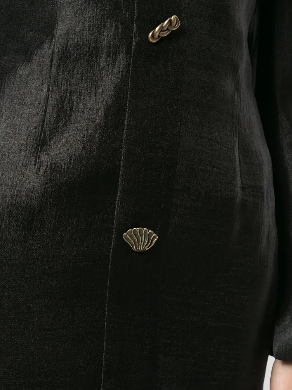 Rejina Pyo Off-shoulder midi-jurk Zwart