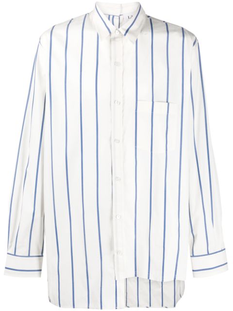 lanvin striped shirt