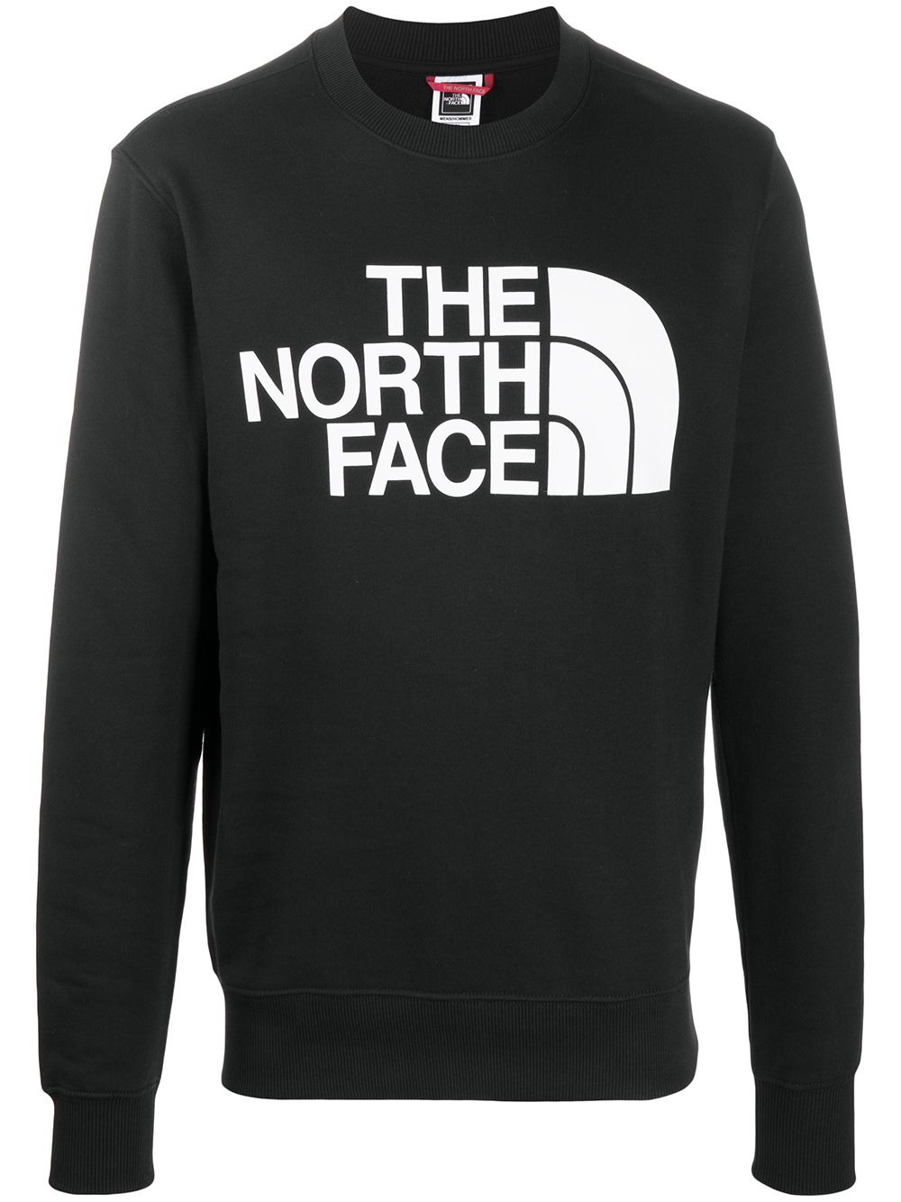 фото The north face толстовка с круглым вырезом и логотипом