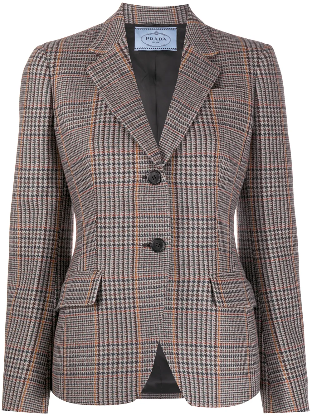 Blazer mit Prince-of-Wales-Karomuster
