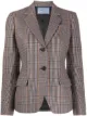 Image 1 sur Prada blazer à motif Prince de Galles