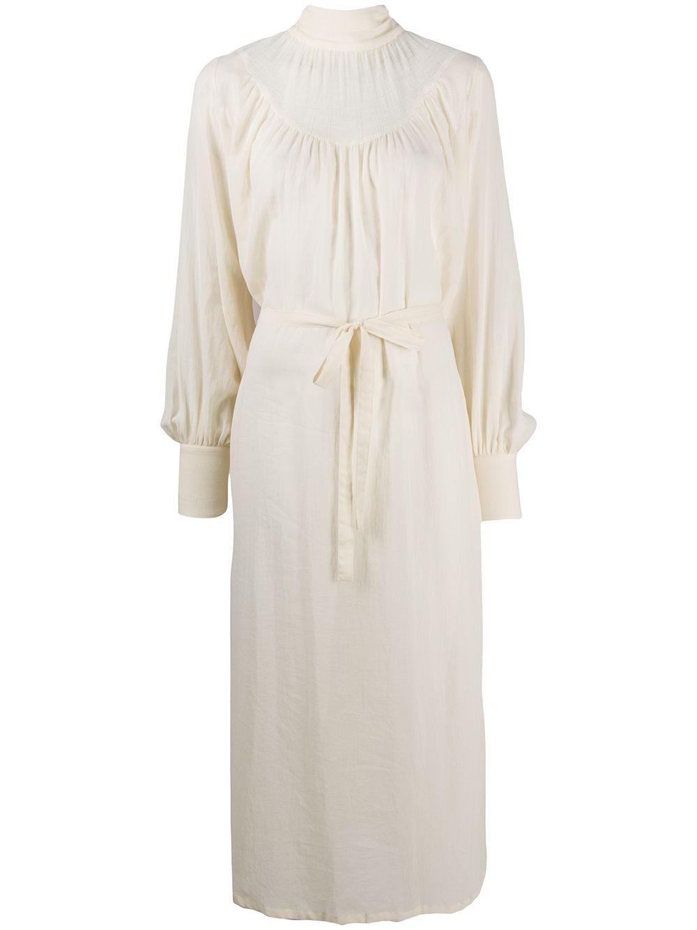 фото Ann demeulemeester платье-блузка с поясом