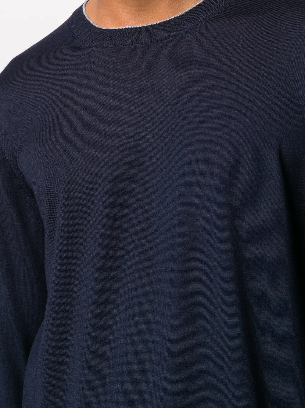 Brunello Cucinelli Gestreepte trui Blauw