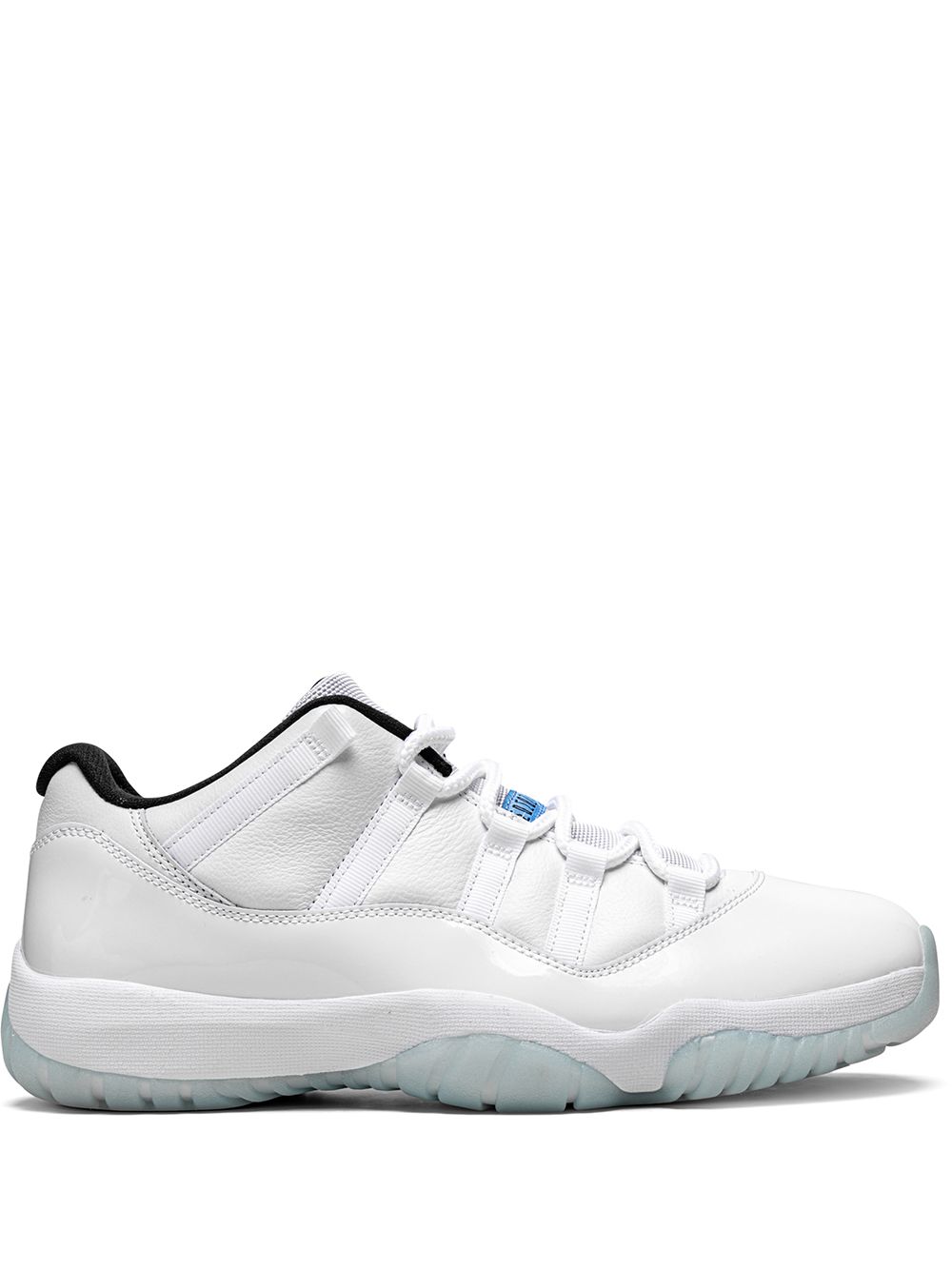Shop Jordan Air  11 Retro Low "legend Blue" Sneakers In White