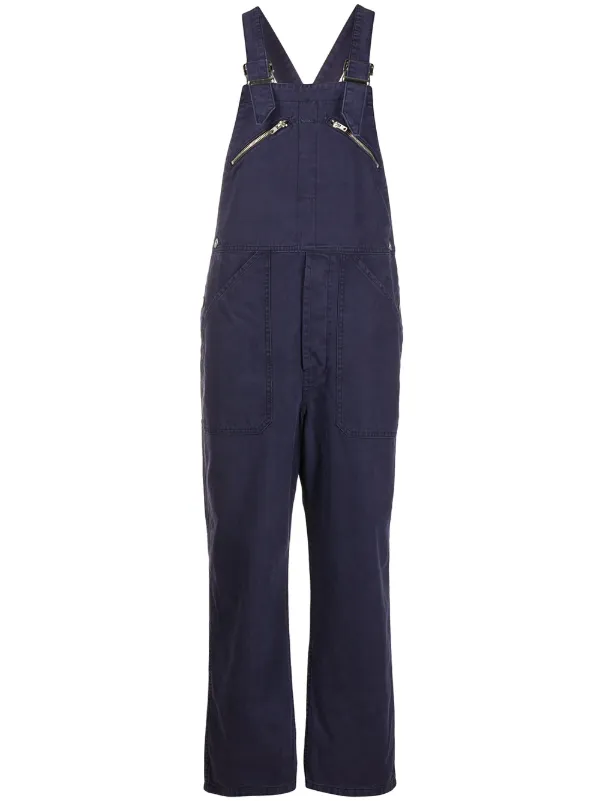 Danton straight-leg Denim Dungarees 