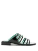 Image 1 of Blue Bird Shoes patent strappy mules