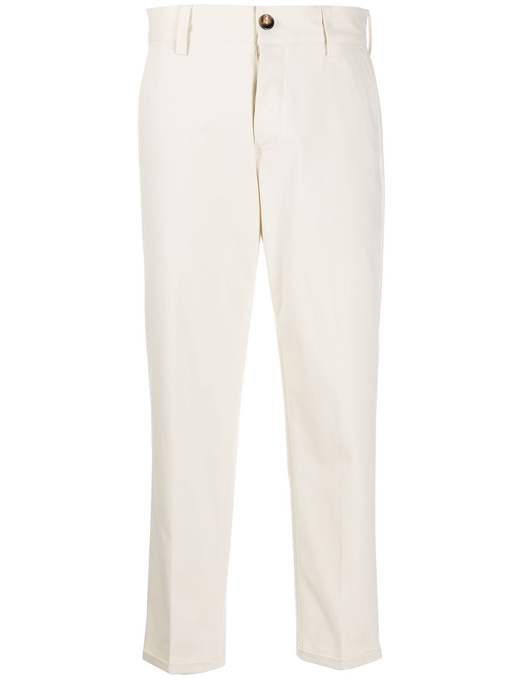 фото Pt01 cropped straight-leg trousers