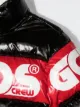 Gcds Kids logo print puffer jacket