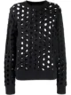 الصورة 1 من Maison Margiela سويت شيرت مزين بفتحات