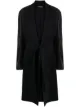 الصورة 1 من Ann Demeulemeester معطف بحزام متباين اللون