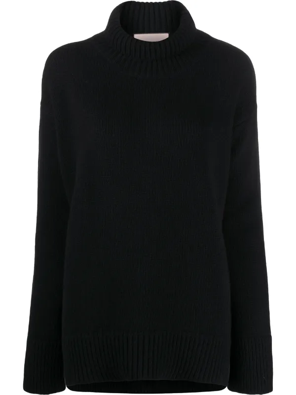 loose polo neck jumpers