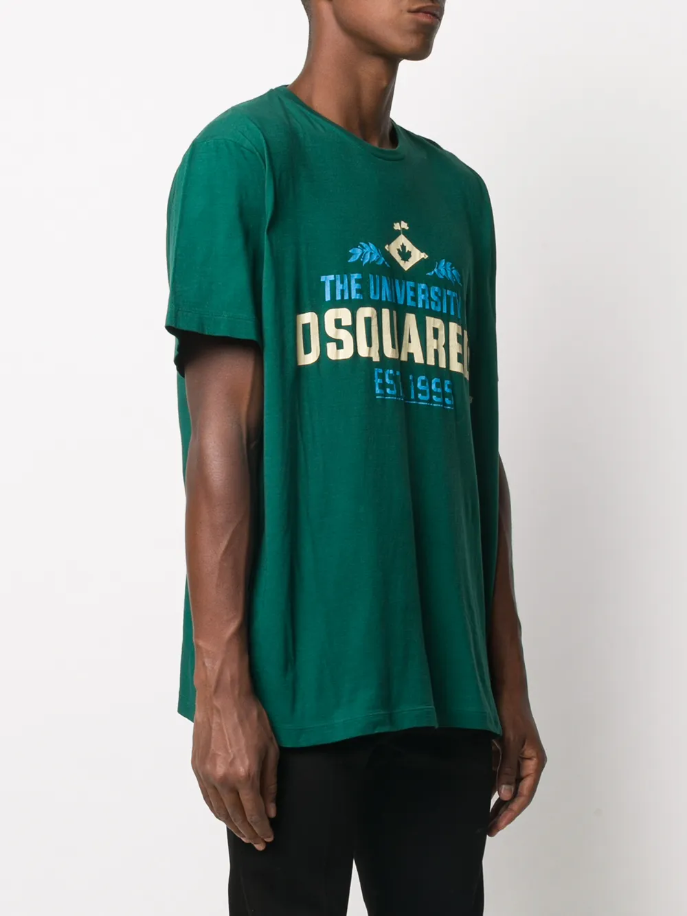 DSQUARED2 T-shirt met logoprint Groen