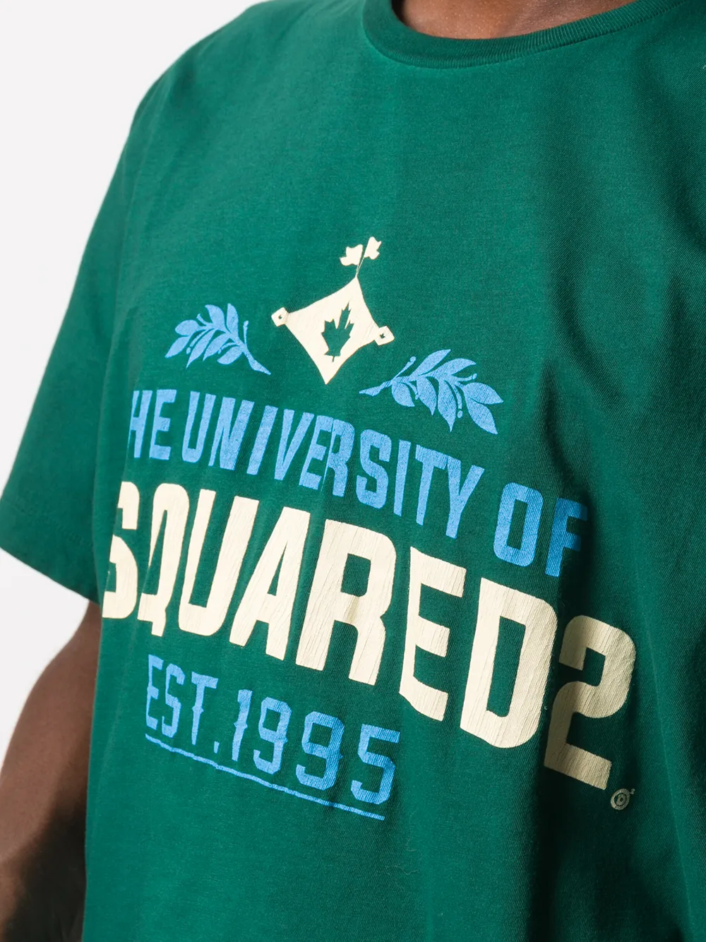 DSQUARED2 T-shirt met logoprint Groen