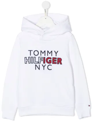 Tommy hilfiger logo hoodie junior hot sale