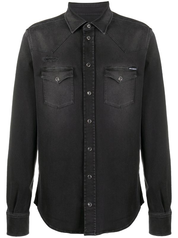 dolce and gabbana denim shirt