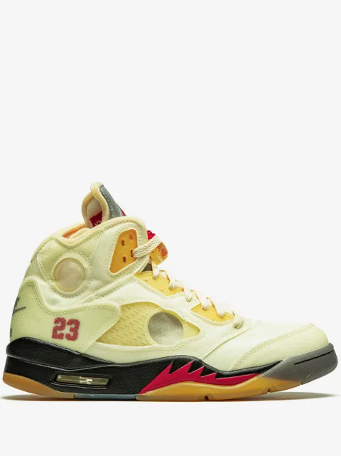 Jordan x Off-White Air Jordan 5 Retro SP Sail Sneakers