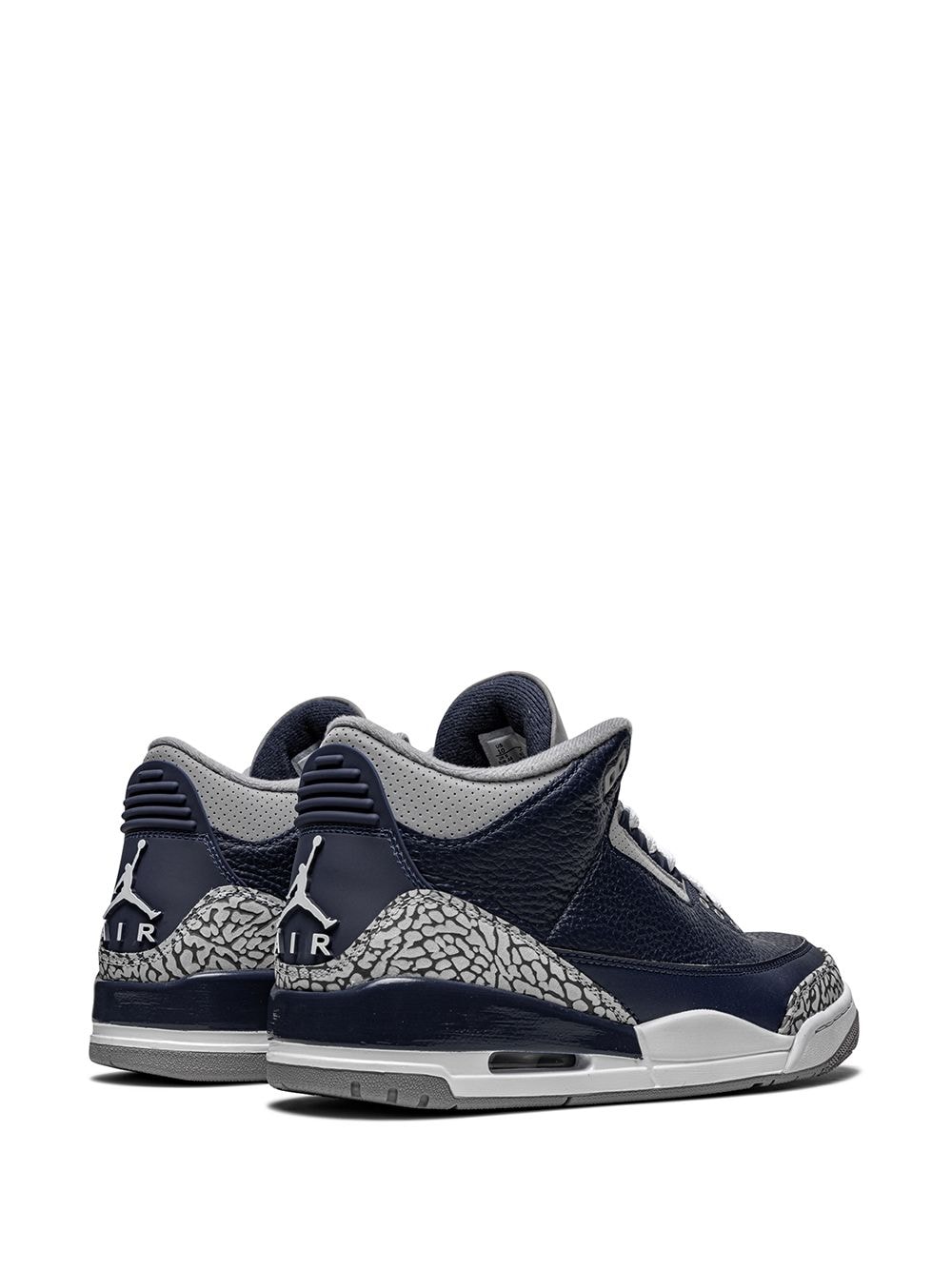 Shop Jordan Air  3 Retro "georgetown" Sneakers In Blue