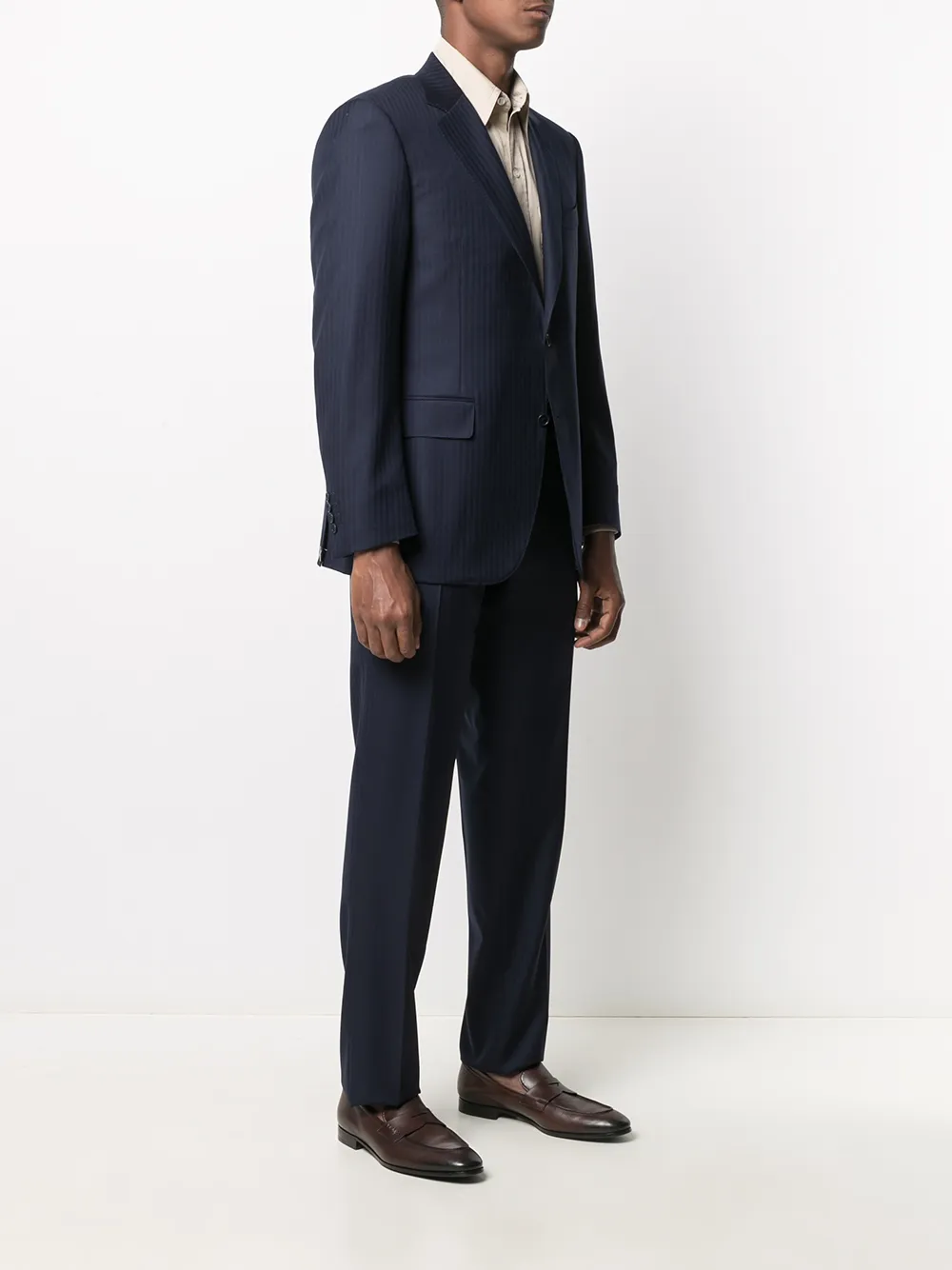 фото Canali костюм с однобортным пиджаком