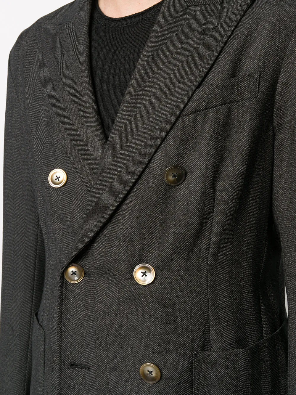 Barena Blazer met dubbele rij knopen Grijs