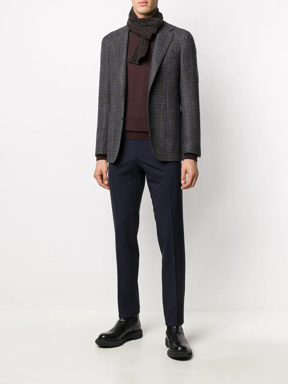 Canali Slim-fit pantalon - Blauw