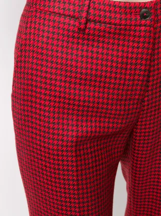 houndstooth cropped trousers展示图