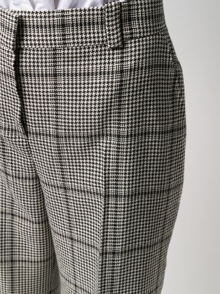 houndstooth straight-leg trousers展示图