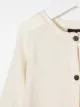 INFANTIUM VICTORIA Ivory button-up jacket