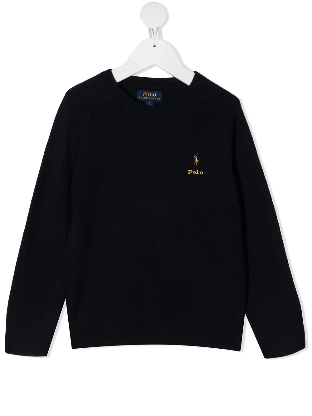 

Ralph Lauren Kids suéter con logo - Azul