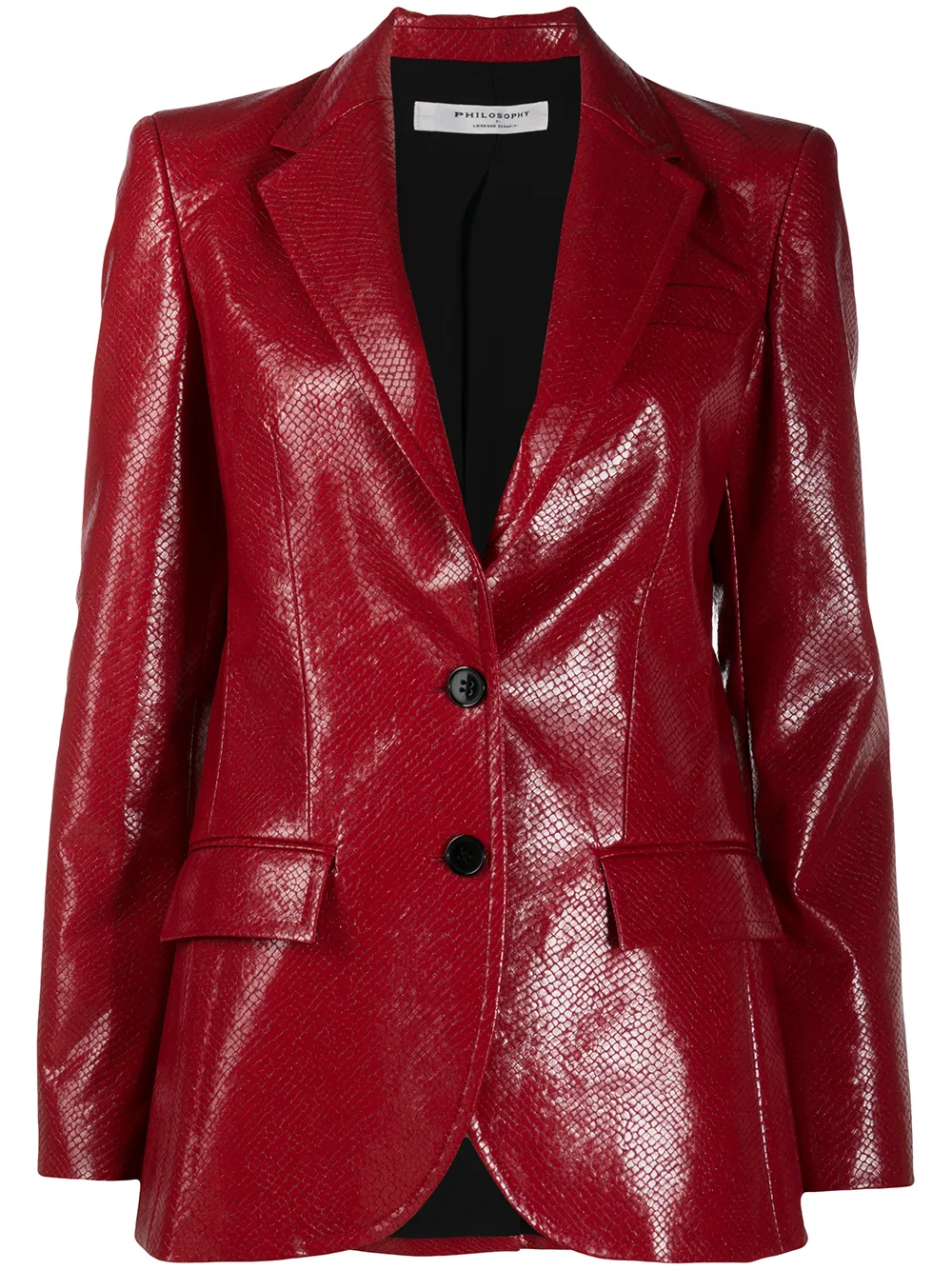 philosophy red blazer
