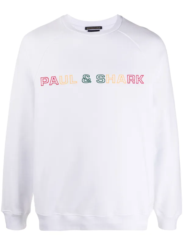 paul and shark white sweatshirt