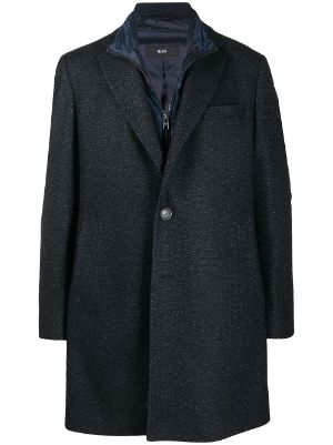 hugo boss coat mens sale