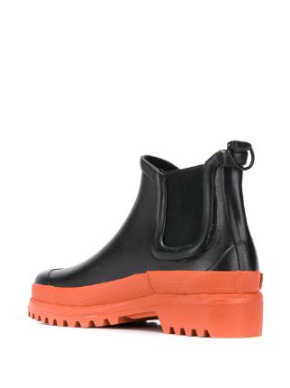 chunky two-tone Chelsea boots展示图