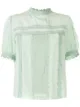 Image 1 of Martha Medeiros giovanna silk blouse with lace