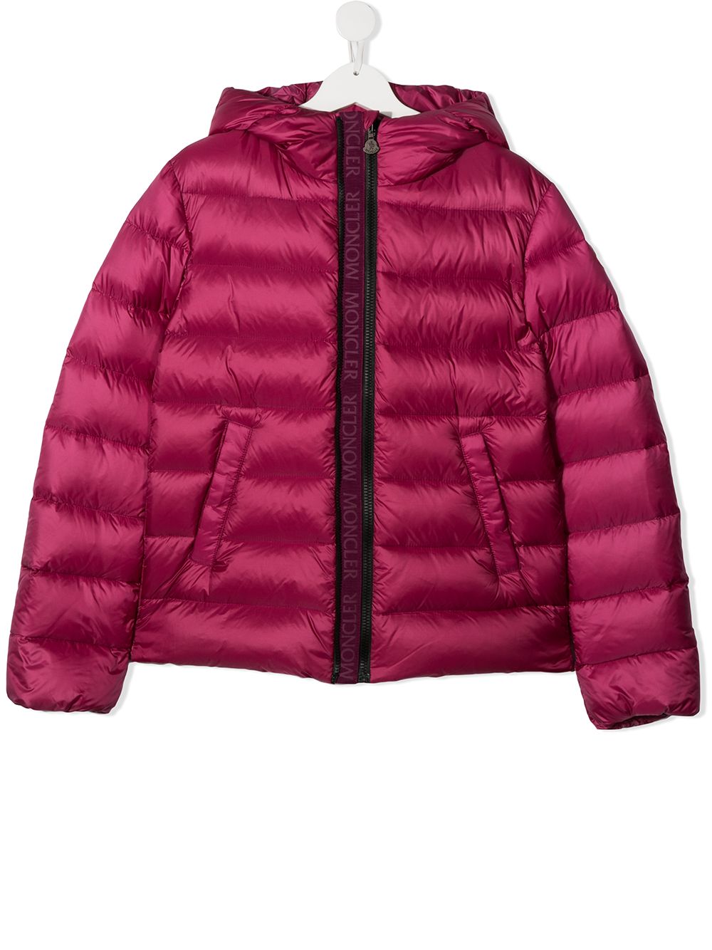 фото Moncler kids пуховик с капюшоном