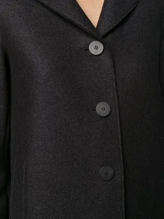 single-breasted wool coat展示图