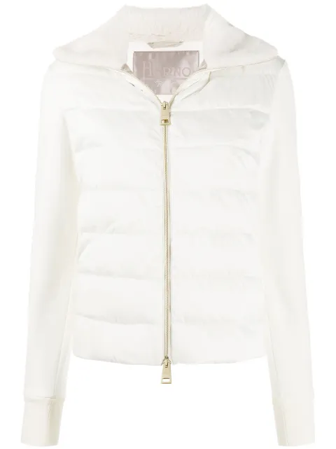 Herno down-feather zip-up jacket