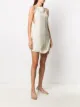 Jacquemus open back draped mini dress