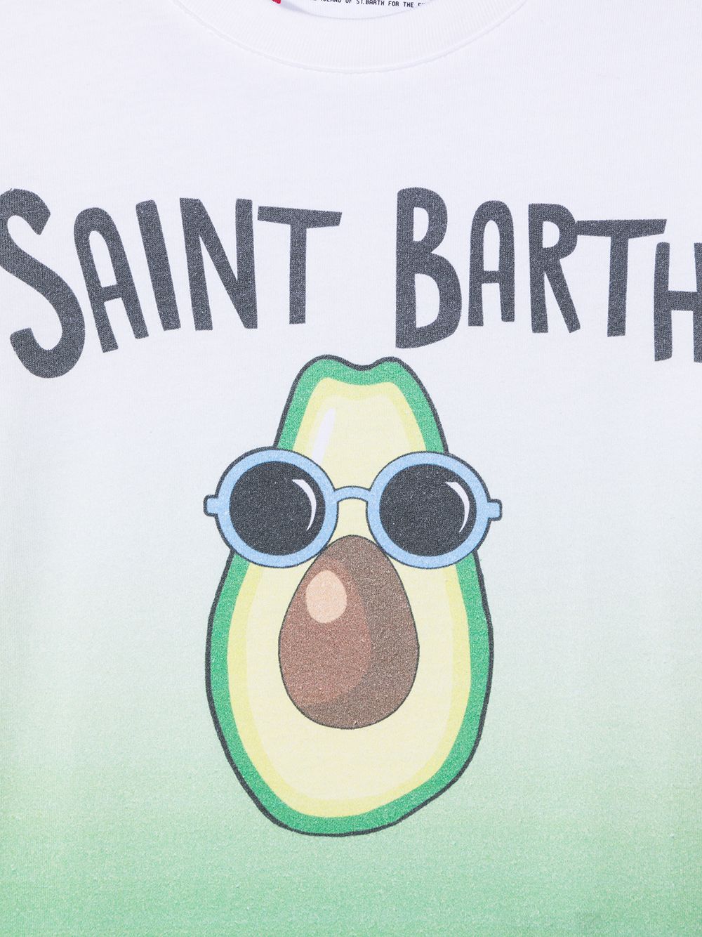 фото Mc2 saint barth kids avocado t-shirt