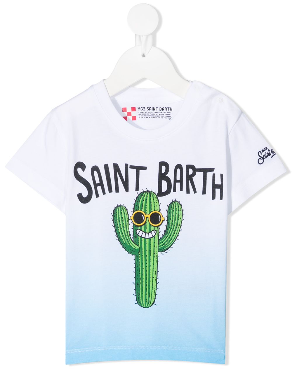 фото Mc2 saint barth kids футболка с принтом cactus